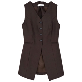 Skall Studio Erin Vest, Dark Brown 